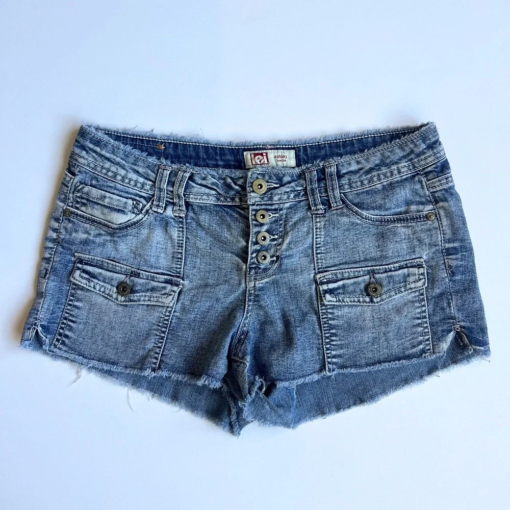 Y2K LEI Ashley Low Rise Mini Shorts